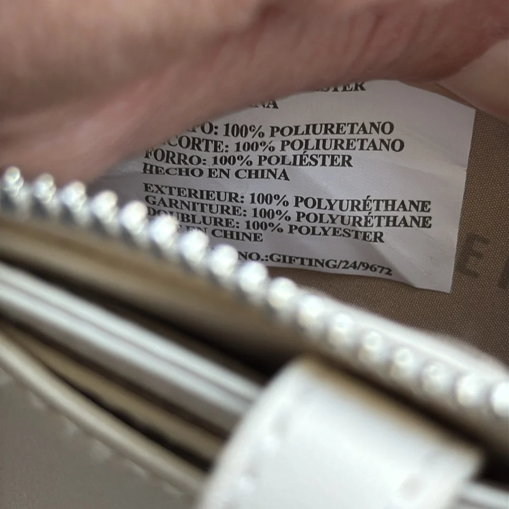 Steve Madden White Micro purse with crossbody chain - Picture 7 of 10